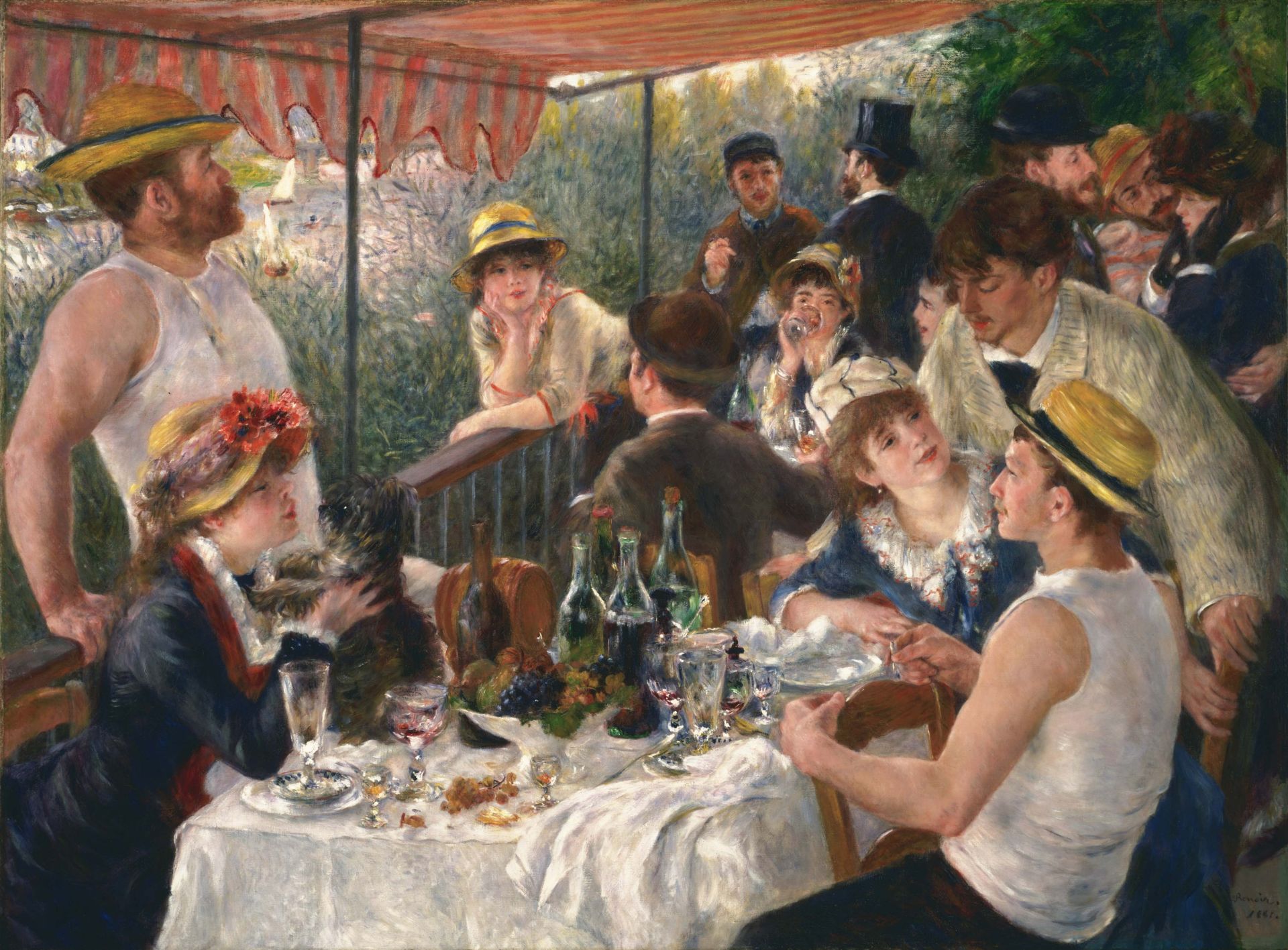 Pierre-Auguste Renoir - Luncheon of the Boating Party 